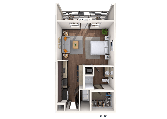 Floorplan image of unit II 10322