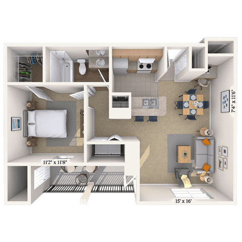 Floorplan image of unit 08209