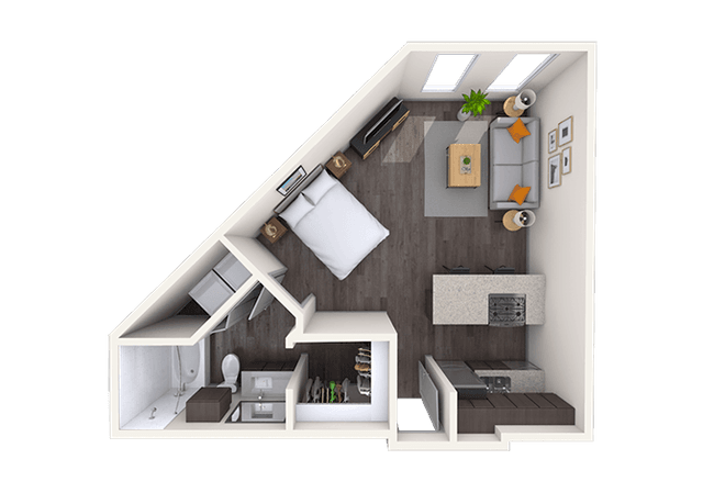 Floorplan image of unit 13079