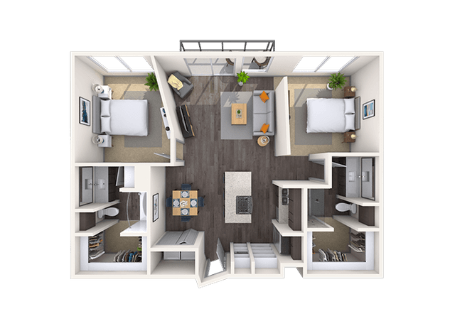 Floorplan image of unit 11006