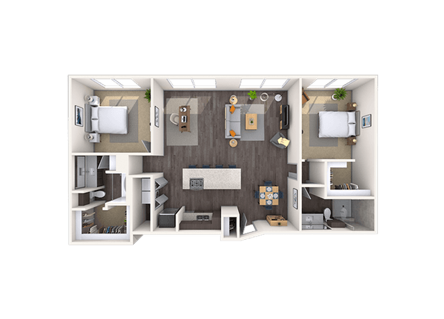 Floorplan image of unit 13010