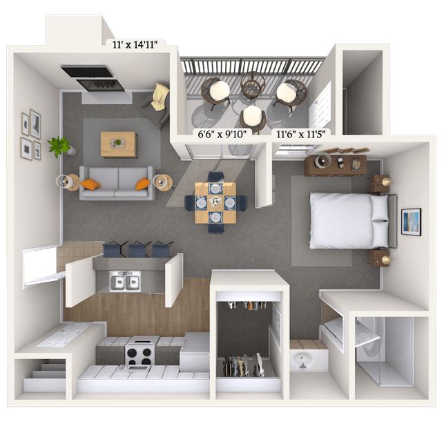 Floorplan image of unit 010422