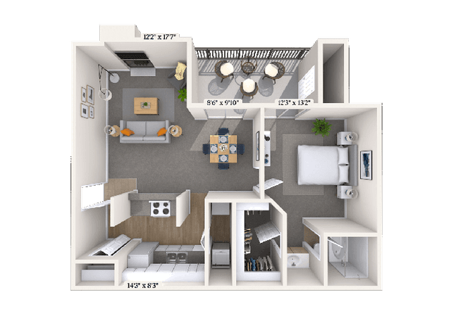 Floorplan image of unit 011811