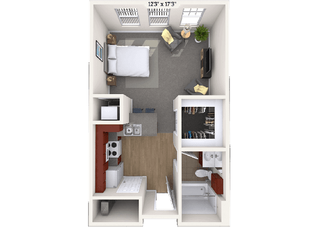 Floorplan image of unit 014248