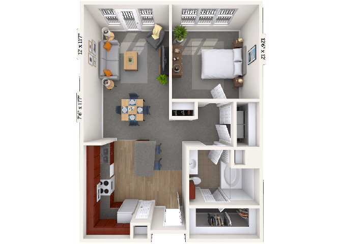 Floorplan image of unit 011310