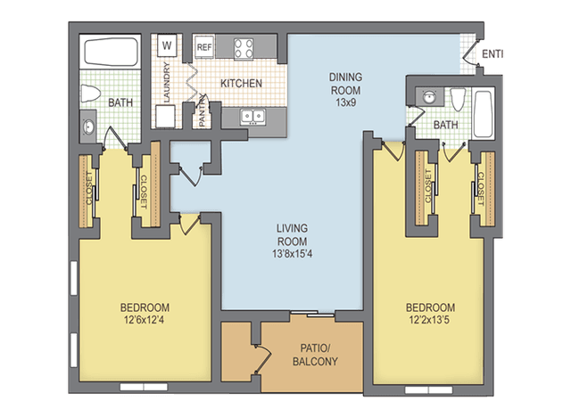 Floorplan image of unit 1818101