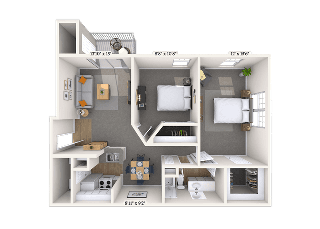 Floorplan image of unit 0808301