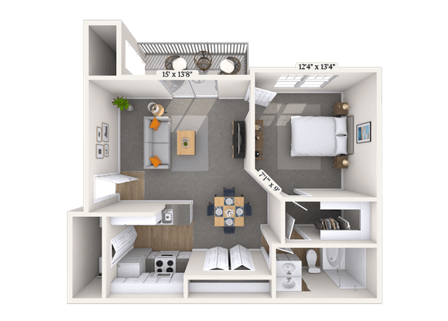 Floorplan image of unit 1111306