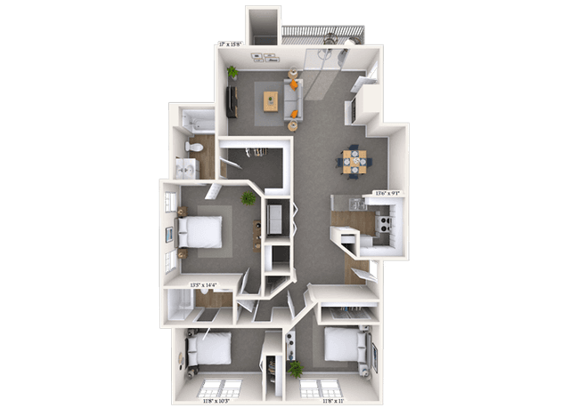Floorplan image of unit 0303301