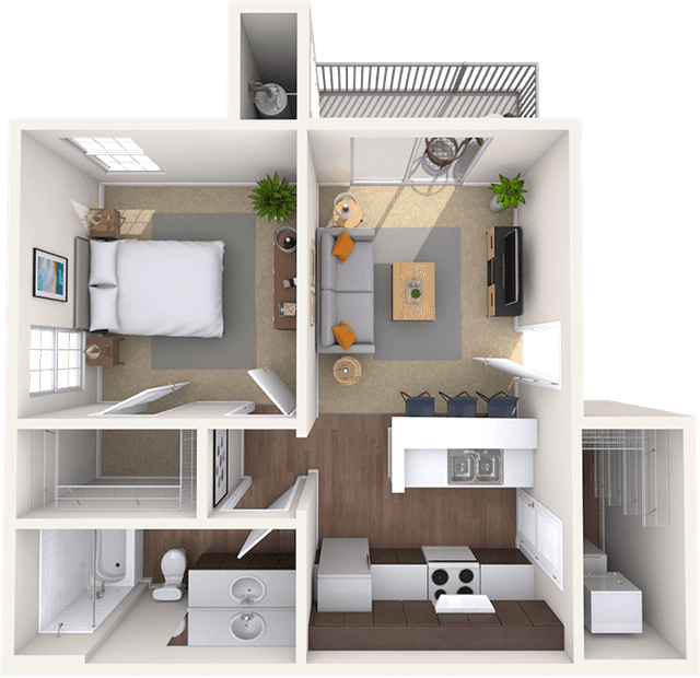 Floorplan image of unit 131307