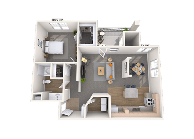 Floorplan image of unit 05522
