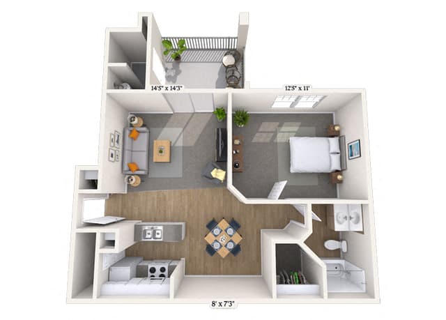 Floorplan image of unit 1337