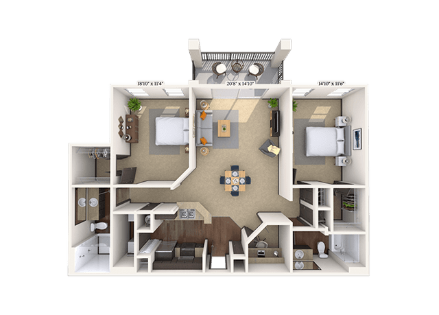 Floorplan image of unit 06629