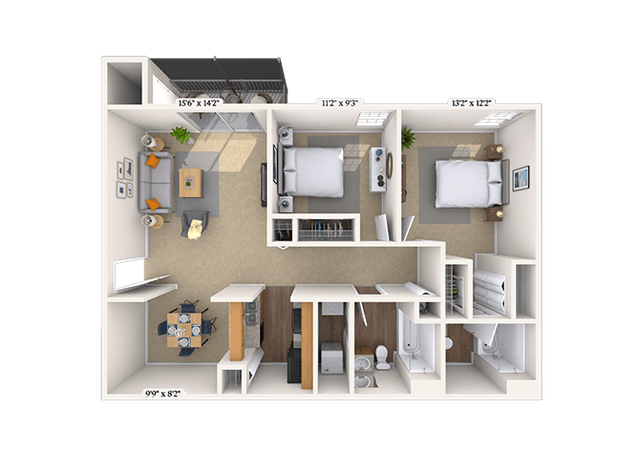 Floorplan image of unit 01142122