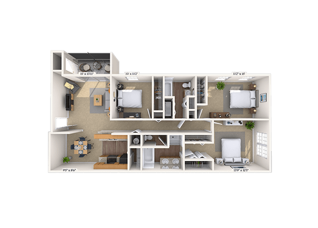 Floorplan image of unit 01130732