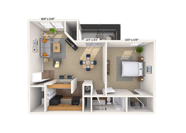 Floorplan image of unit 01090924