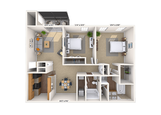 Floorplan image of unit 02141721