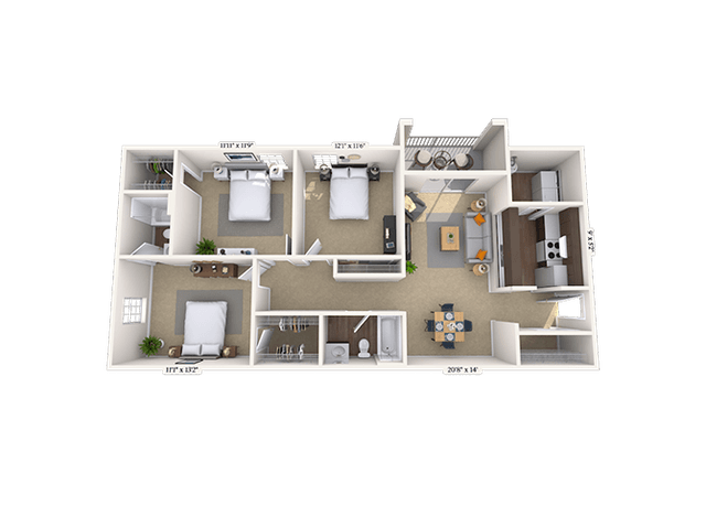 Floorplan image of unit 0000606L