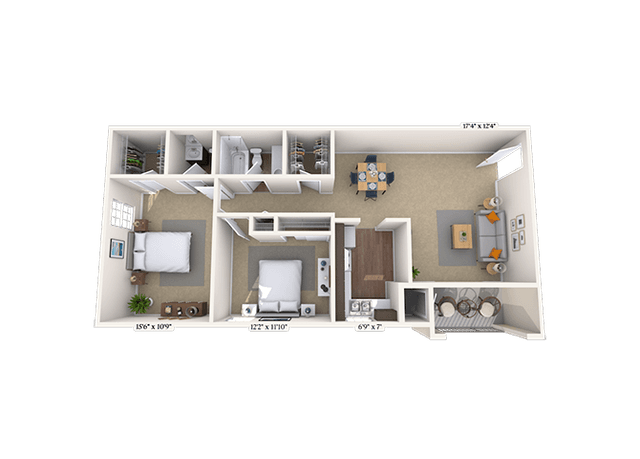 Floorplan image of unit 00622204