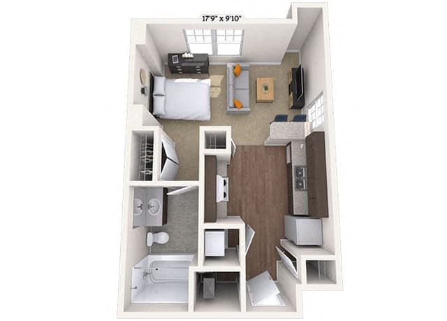 Floorplan image of unit 200D175