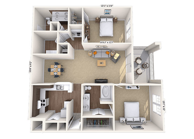Floorplan image of unit 11111031
