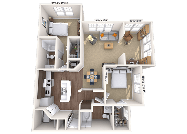 Floorplan image of unit 05050921