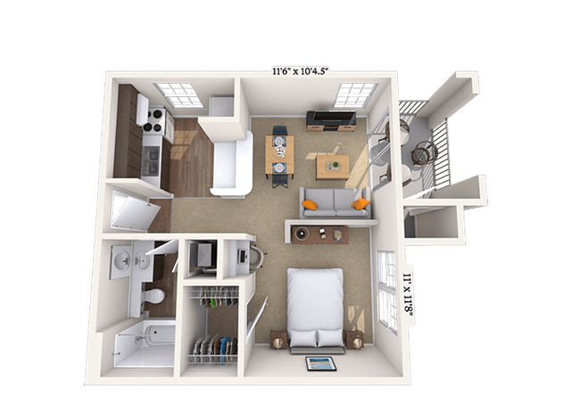 Floorplan image of unit 09090531