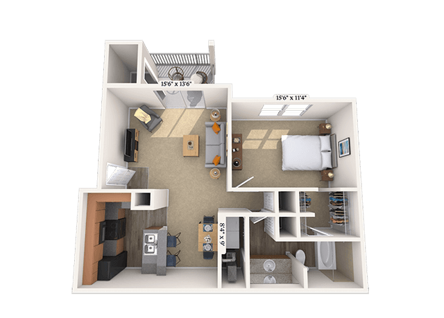 Floorplan image of unit 011513