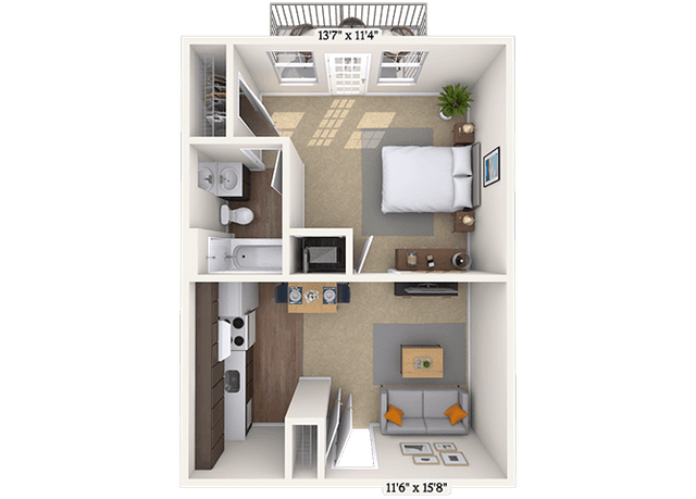 Floorplan image of unit 151519