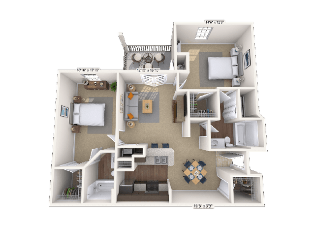 Floorplan image of unit 010413