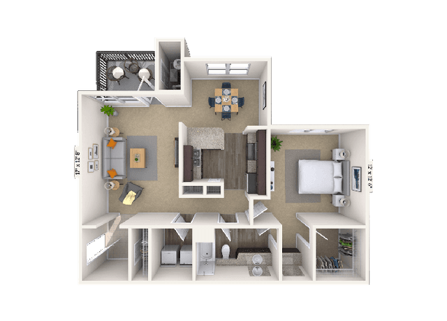 Floorplan image of unit 181807
