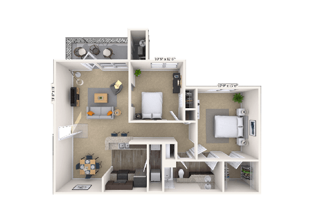 Floorplan image of unit 111112